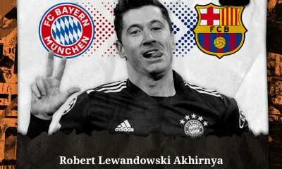 BOLA DUNIARobert Lewandowski Akhirnya Merapat Ke Barcelona