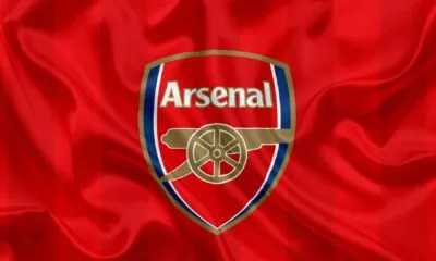 Logo Arsenal FC, klub sepakbola asal Inggris yang memiliki julukan Gooners.