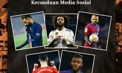 5 pemain sepak bola yang kecanduan media sosial