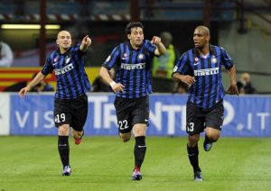 Selebrasi gol Inter Milan